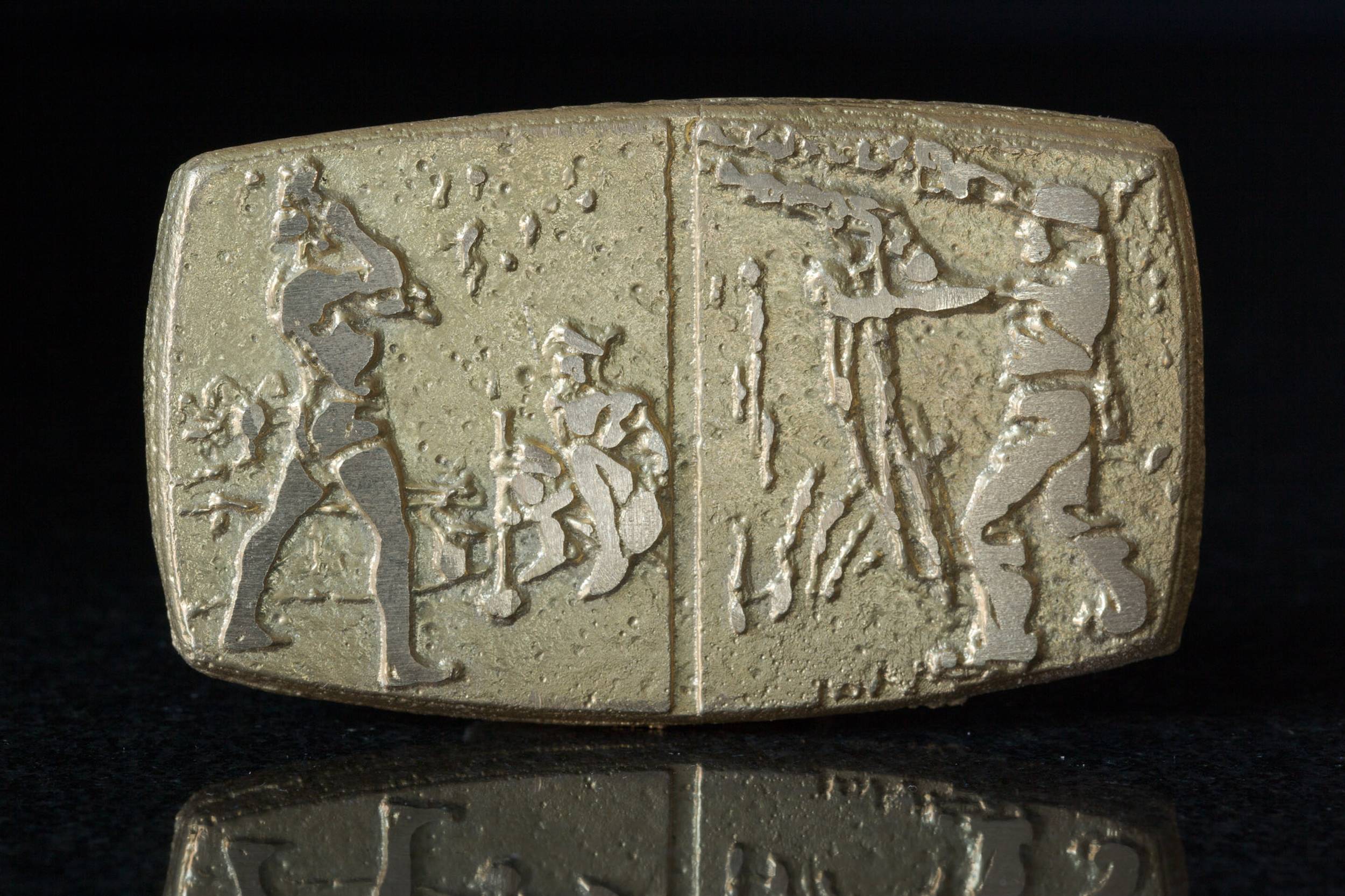 S. Lawrence and Roee Cohen. Mysore Mines 1980 Jubilee. 2019. Brass